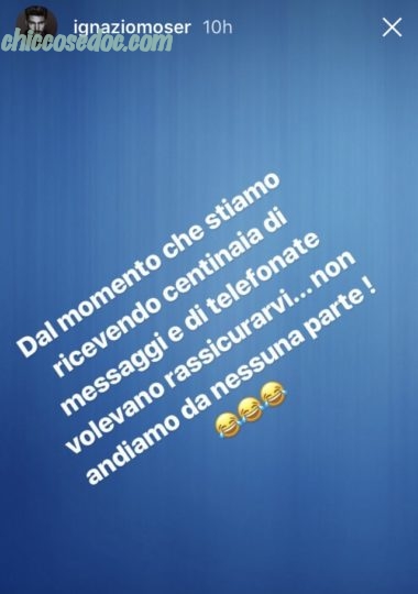 "TEMPTATION ISLAND VIP" - La smentita di Ignazio Moser