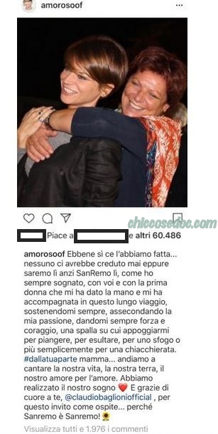 "SANREMO 2019" - Alessandra Amoroso conferma la sua presenza in veste di ospite..