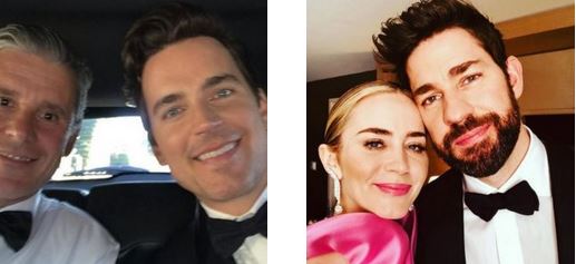 "SAG 2019" - Matt Bomer con il marito Simon Halls, Emily Blunt con il marito John Krasinski