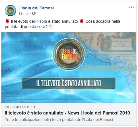 "ISOLA DEI FAMOSI 14" - Annullato il televoto fra i "galeotti"..