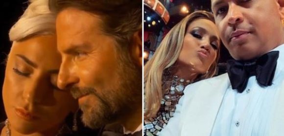 "OSCAR 2019" - Bradley Cooper e Lady Gaga, Jennifer Lopez e Alex Rodriguez..