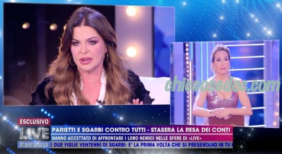 "LIVE - NON E' LA D'URSO" - Alba Parietti vs Barbara d'Urso