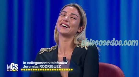 "MAURIZIO COSTANZO SHOW" - Soleil Sorgè al telefono con Jeremias Rodriguez..