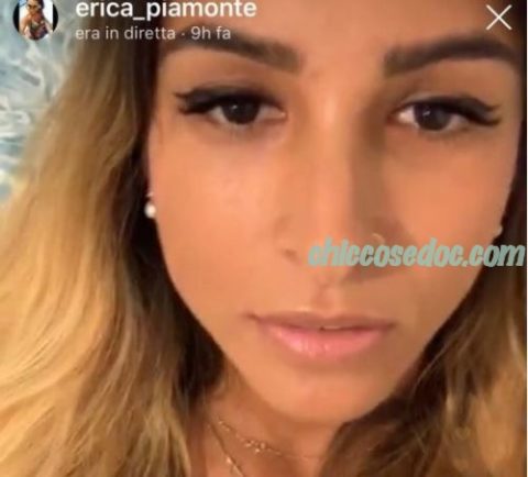 "GF 16" - Erica Piamonte in diretta Instagram..