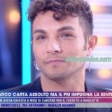 MARCO CARTA DI NUOVO A “LIVE – NON E’ LA D’URSO”, DOPO IL LIETO FINE DELLA SUA VICENDA GIUDIZIARIA.. “HO AVUTO L’ASSOLUZIONE PIENA, PER NON AVER COMMESSO IL FATTO (..) C’E’ STATO UN ACCANIMENTO GENERALE, CHE MI HA FATTO MOLTO MALE”.