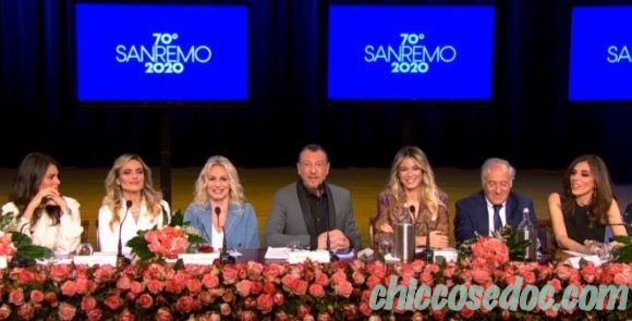 "SANREMO 2020" - La conferenza stampa di presentazione con Amadeus..