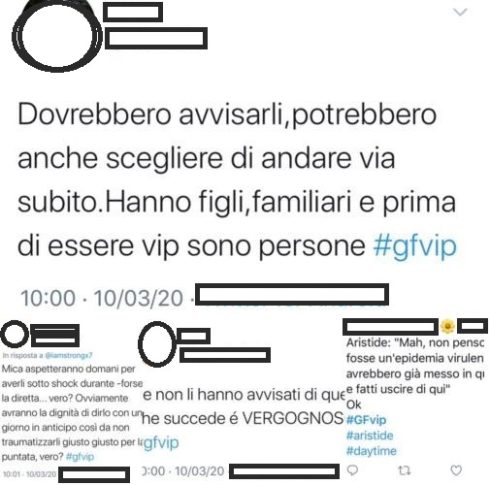 "GRANDE FRATELLO VIP 4" - Twitter