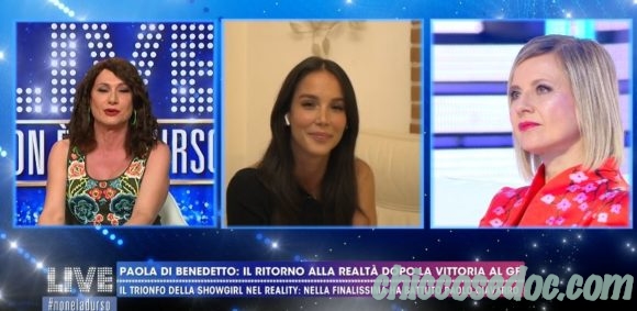 "GRANDE FRATELLO VIP 4" - A "Live - Non è la d'Urso", la stoccata di Vladimir Luxuria alla vincitrice Paola Di Benedetto..