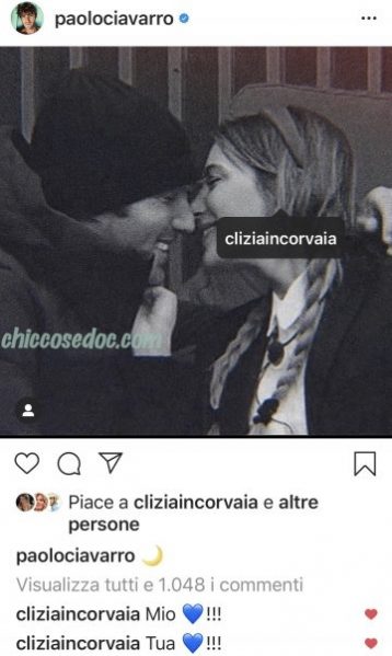 "GRANDE FRATELLO VIP 4" - Paolo Ciavarro e la fidanzata Clizia Incorvaia fermano sui social i loro tre mesi insieme dal primo bacio.