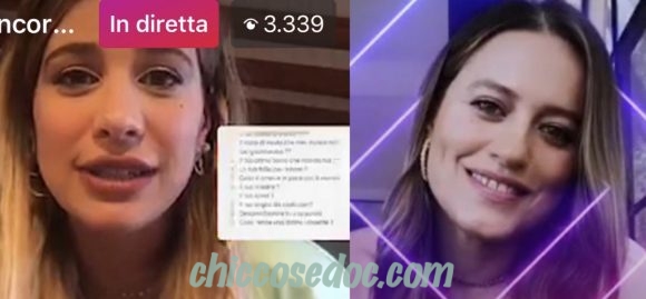 "GRANDE FRATELLO VIP 4" - Clizia Incorvaia, in diretta Instagram condivisa con l'amica Lola Ponce.. con la presenza fra i commenti del fidanzato Paolo Ciavarro..