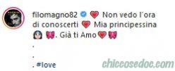 Un emozionato Filippo Magnini svela il colore del fiocco in arrivo per lui e la compagna Giorgia Palmas..