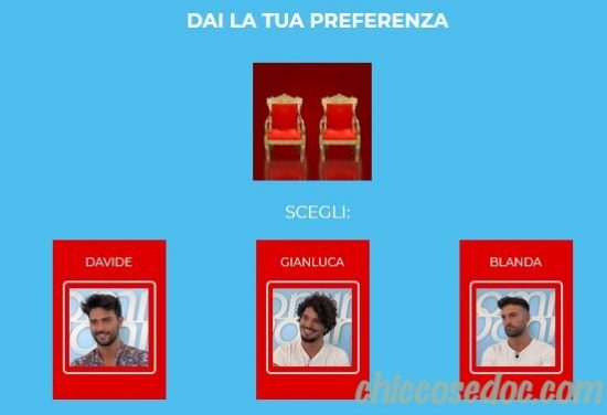 U&D - Davide, Gianluca, Blanda.. i tre candidati in lizza per due soli troni, con scelta finale affidata al pubblico?