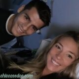 CICOGNA A DESTINAZIONE PER ALVARO MORATA E LA MOGLIE ALICE CAMPELLO, GENITORI “TER” DI UN ALTRO MASCHIETTO..