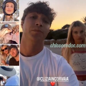 <b>"GRANDE FRATELLO VIP 4" - Vacanza riassunta in un "reel" al bacio di nuovo a Lampedusa per Paolo Ciavarro e la fidanzata Clizia Incorvaia..  Fonte: Instagram Stories</b>