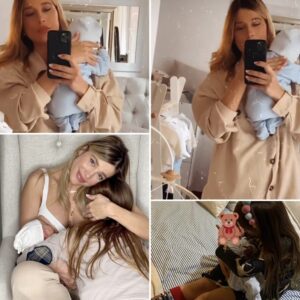 <b>“GRANDE FRATELLO VIP 4” - L'influencer e mamma "bis" Clizia Incorvaia in posa con il secondogenito, Gabriele, e la sua primogenita, Nina..  Fonte: Instagram Stories</b>